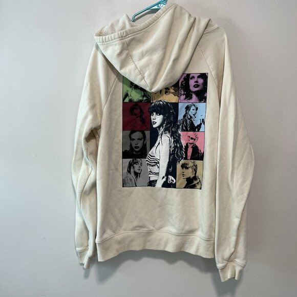 Taylor Swift The Eras Tour II  Hoodie Sweatshirt in Beige Size‎ Small - Picture 5 of 8